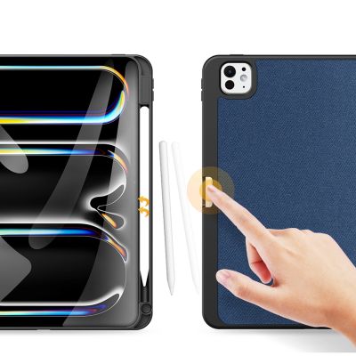 3. Dux Ducis Domo Hülle mit Klappe und Smart Sleep für Xiaomi Pad 6 / 6 Pro – Blau