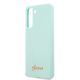 6. Guess, GUHCS21MLSLMGLB S21+ G996 blau/blaues Hardcase Silikon-Schriftzug-Metall-Logo