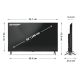 9. Sharp 43HP5265E 109,2 cm (43") 4K Ultra HD Smart TV mit WLAN, Schwarz