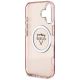 7. Guess IML Metal Mountain Logo MagSafe iPhone 16 Hülle - Rosa