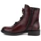 3. Damen-Ankle-Boots mit Zierblumen, gefüttert, bordeauxrot, Potocki SZ12852