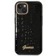 3. Guess GUHCP14MHGCRHK iPhone 14 Plus 6,7 "schwarz / schwarze Hardcase Croco Collection