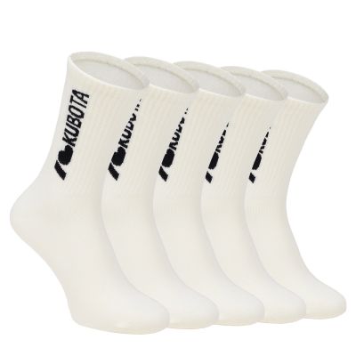 Kubota 5er-Pack „I Love Kubota“-Socken, cremefarben K25SS-300-002-01-5