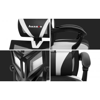 14. Huzaro Combat 5.0 Weißer Gaming-Stuhl