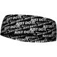 Nike Dri-Fit Fury Stirnband Schwarz und Weiß N1003619010OS