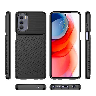 8. Thunder Case flexible gepanzerte Hülle für Motorola Moto G Stylus 2022 schwarz