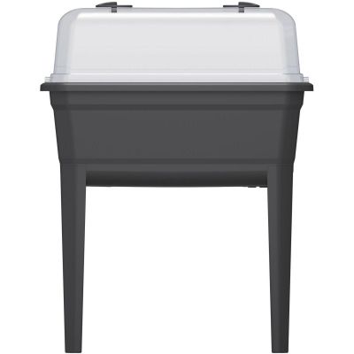 51. Stehendes Gewächshaus-Saatbeet Respana Set Ecoline 59,6 x 36,8 x 75,3 cm Anthrazit