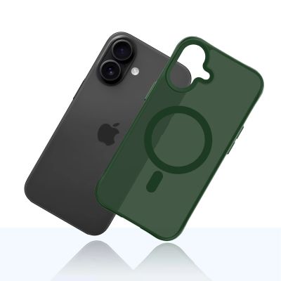 5. 3mk Smoke MagCase für iPhone 17 - Grün-Transparent