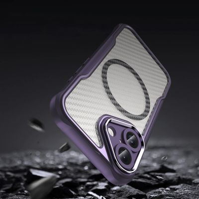 9. Leading Series MagSafe Silikonhülle für iPhone 16 – Lila