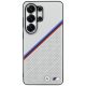 3. BMW Tricolor Metal Logo MagSafe Hülle für Samsung Galaxy S26 Ultra - Grau