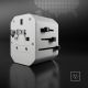 8. SBS TEADAPTUSBTCUNI USB-C/USB-A Universal-Reiseadapter – Weiß
