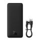 Baseus Airpow 20W 20000mAh Powerbank mit Baseus Simple Series USB-A - USB-C Kabel 50cm - Schwarz