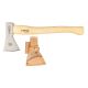 3. Bushcraft-Axt im Etui, 400 Gramm