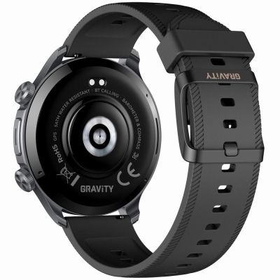 14. Smartwatch Gravity Black 2 Armbänder GT35-1