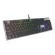 GENESIS Thor 420 RGB Gaming-Tastatur USB AZERTY US-Englisch Silber