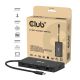 2. Club3D USB-C 9-in-1-Hub >2xHDMI/2xUSB/USB-C/LAN 4K60Hz PD100W (Einzelhandel)
