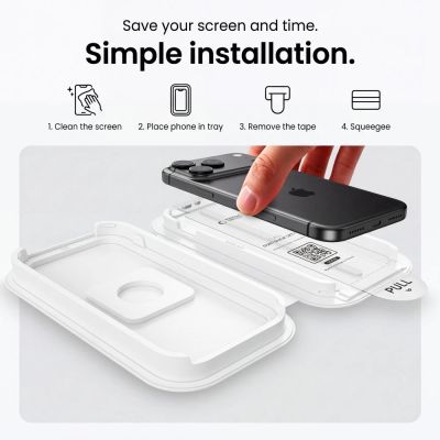 8. Tech-Protect OneTouch Set+ 2er-Pack Schutzglas für iPhone 18 Pro Max / 17 Pro Max