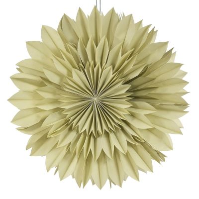 8. 3D-DEKORATIVER HÄNGEPAPIERSTERN 50CM GRÜN