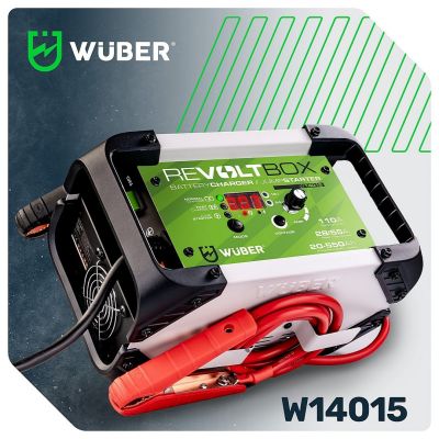 8. Automatisches Batterieladegerät mit Starthilfe 110 A W14015 WUBER