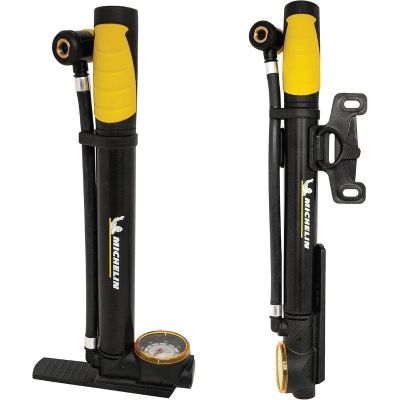 23. MINI-FAHRRADPUMPE MIT MANOMETER 2in1 ALU MICHELIN 8 bar (120 PSI)