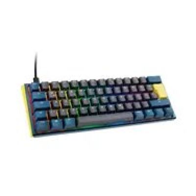 10. Ducky One 3 Daybreak Mini Gaming-Tastatur USB Deutsch Schwarz, Blau, Grün