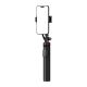 4. Selfie Stick WC1Y2S Teleskopstativ 1,3 m aus Aluminiumlegierung mit Telefonhalter – Schwarz