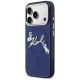 2. Karl Lagerfeld IML Choupettes Karl Script Logo MagSafe Hülle für iPhone 17 Pro - Blau