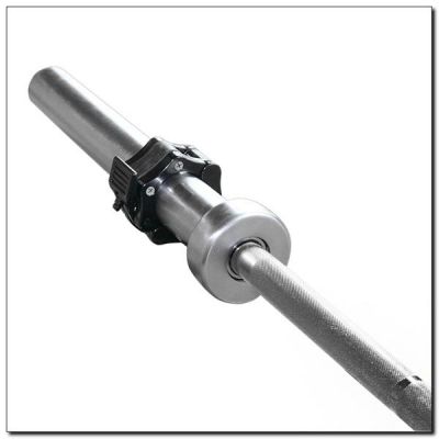 2. Olympiastange HMS LOCK JAW SCHWARZ 183 cm GO320 