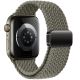 2. Tech-Protect Nylonmag-Armband für Apple Watch 4 / 5 / 6 / 7 / 8 / 9 / SE / Ultra 1 / 2 (42 / 44 / 45 / 49 mm) – Grün