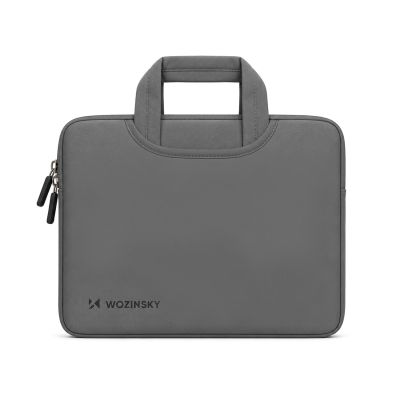 2. Wozinsky WNT-11G Laptoptasche (10-11 Zoll) mit ausziehbarem Neoprengriff – Grau