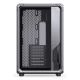 36. Jonsbo X400 PC-Gehäuse, Midi-Tower, ATX, gehärtetes Glas – grau