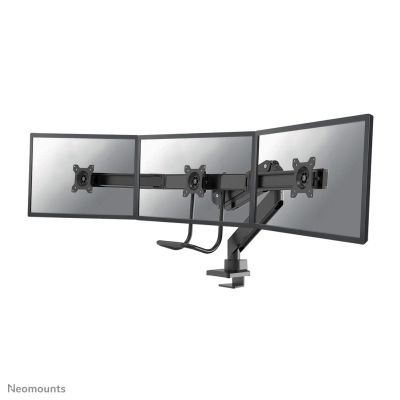 Neomounts NM-D775DX3BLACK Monitorhalterung/Ständer 68,6 cm (27") Schreibtisch Schwarz