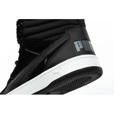 7. Puma Herren Rebound Street schwarze gefütterte Stiefeletten