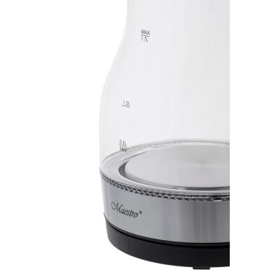 2. Elektrischer Glaswasserkocher 2200W MR-061-BLACK MAESTRO