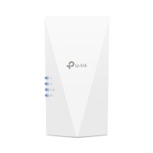 TP-Link AX3000 Wi-Fi 6 Signalverstärker, Geschwindigkeit: 574 Mbit/s im 2,4-GHz-Band + 2402 Mbit/s im 5-GHz-Band, Spezifikationen: 2 interne Antennen, 1 Gigabit-Anschluss, Qualcomm Dual-Core-Prozessor (1,0 GHz), 1024 QAM, HE160 für 5 GHz, Netzanschluss, App-Steuerung