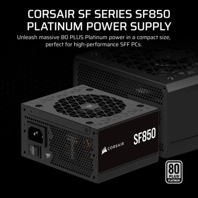 2. *CORSAIR SF-Serie SF850 80 PLUS Platinum SFX