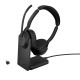 Jabra Evolve2 55 Wireless-Headset, Link380c MS Stereo-Ständer