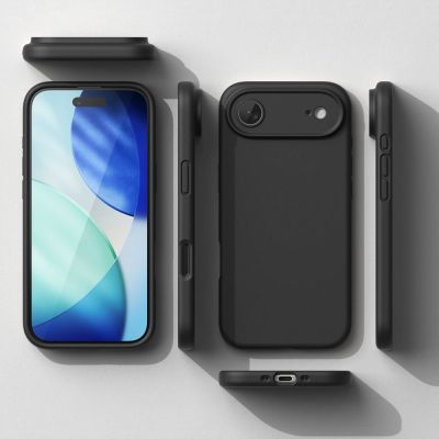 7. Ringke Silikon Magnetische MagSafe Hülle für iPhone 17 Air - Schwarz