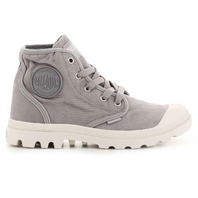 7. Palladium US Pampa Hi FW 92352-071-M Graue Flanellschuhe