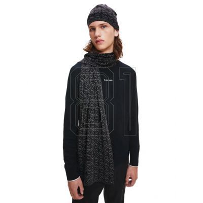 2. Calvin Klein Shadow Monogram Mütze + Schal M K50K507498