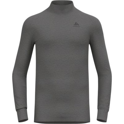 Herren T-Shirt ODLO BL TOP Rollkragen l/s ACTIVE WARM Größe L Grau