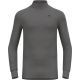 Herren T-Shirt ODLO BL TOP Rollkragen l/s ACTIVE WARM Größe L Grau