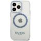 3. Guess Metal Outline MagSafe Hülle für iPhone 13 Pro / iPhone 13 - Blau