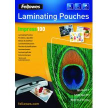 Fellowes Laminierfolie A4 100 µm, 100 Stück.
