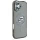 4. Karl Lagerfeld IML Metal Karl&Choupette Head MagSafe Hülle für iPhone 16 - Schwarz
