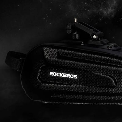 10. Rockbros B69 Fahrradsatteltasche 1,8l mit Easy-Release-System – Schwarz
