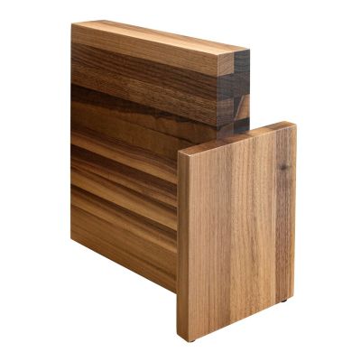 Artelegno magnetischer Messerblock aus Walnussholz für 10 Messer