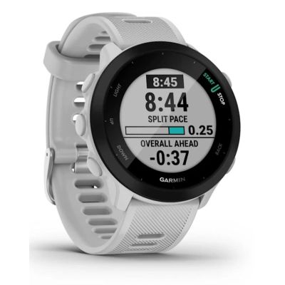 31. Garmin Forerunner 55 Weiße Sportuhr