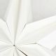 4. PAPIERSTERN-DEKORATION 30 CM 7-ZACKIG WEISS SASKA GIFT & DECOR