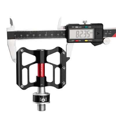5. Rockbros K3462F-BK Abnehmbare Schnellspann-Fahrradpedale – Schwarz
